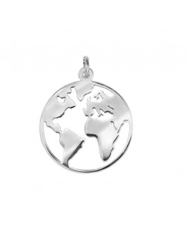 Colgante Plata Mundo 02401085